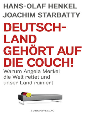 cover image of Deutschland gehört auf die Couch